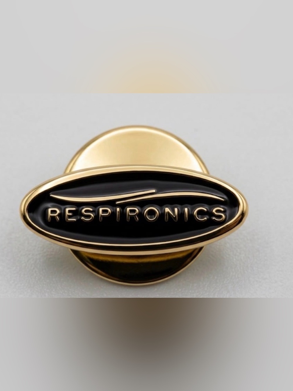 10K Gold Filled Respironics Pin Tie Lapel Brooch Service Award CTO Rare VHTF Vtg